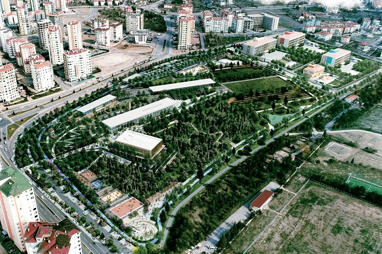 Kayseri Talas Millet Bahçesi'nde sona geliniyor