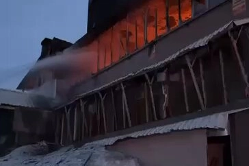 Uludağ'da kapalı otelde yangın! 2 ölü