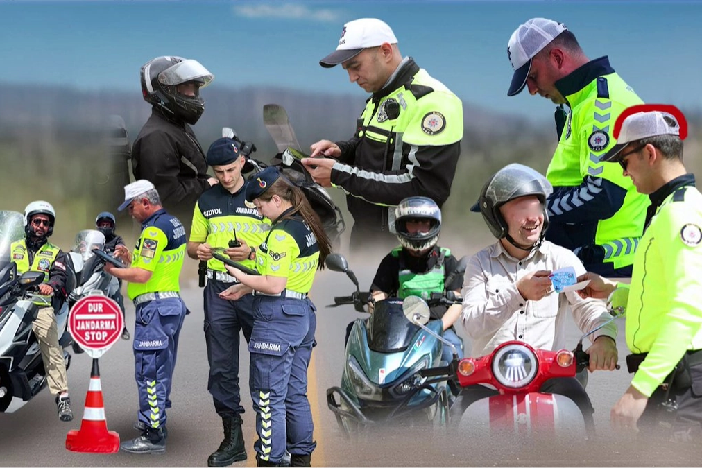 5,5 ayda 'kask'tan 475 bin sürücüye işlem!