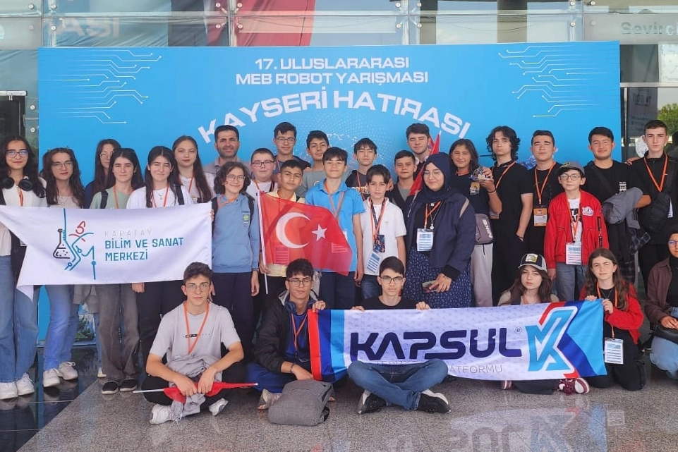 Konya'da MEB Robot Yarışması’nda 6 derece birden