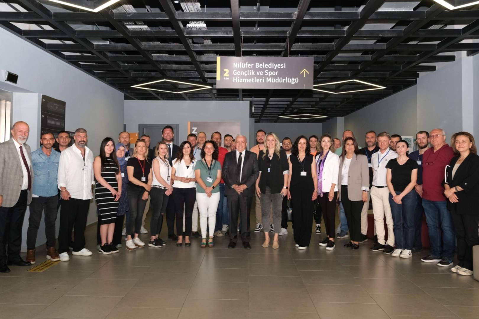 Nilüfer Belediyesi çalışanları bayramlaştı