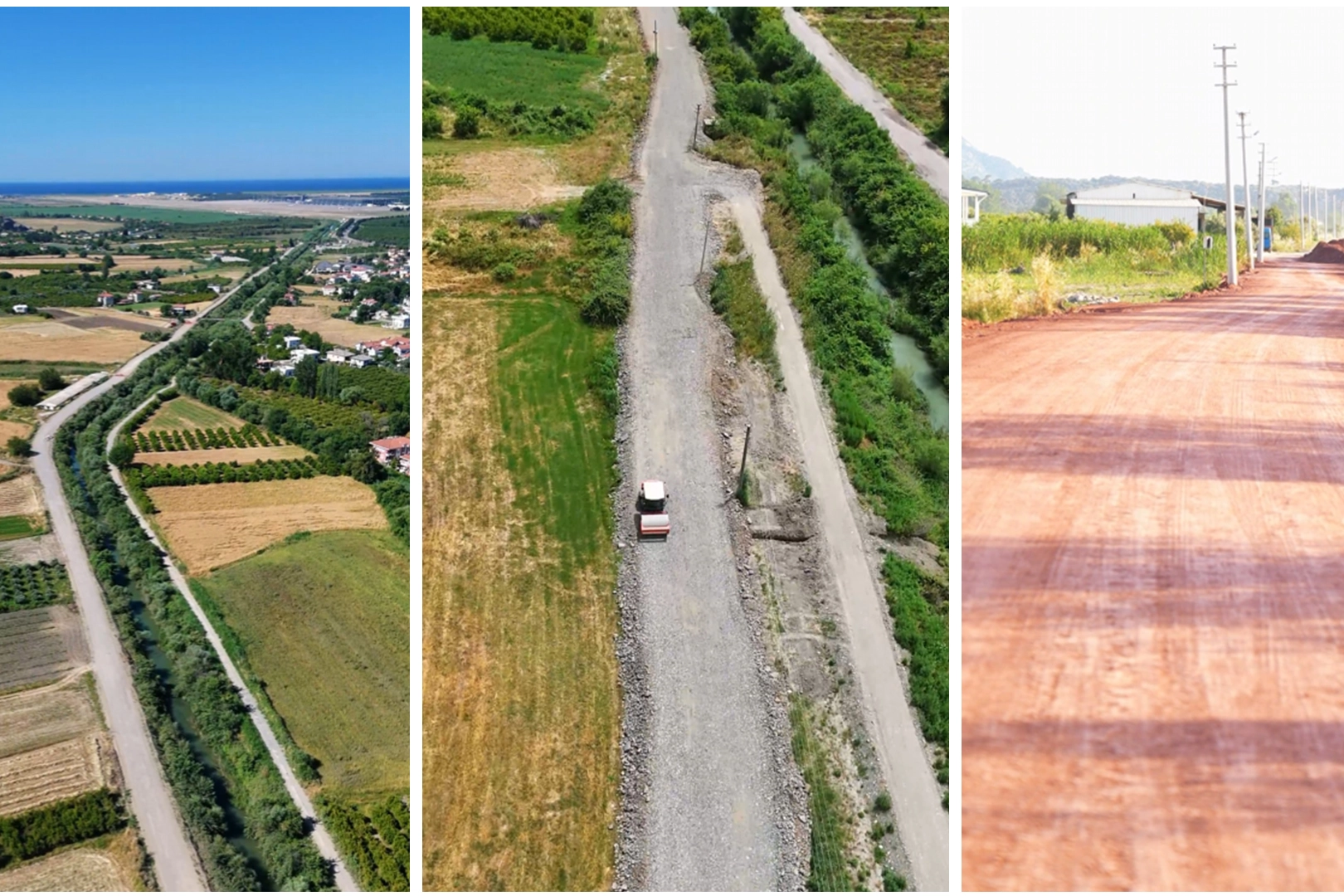 Muğla Dalaman'da yol çalışmaları hız kazandı