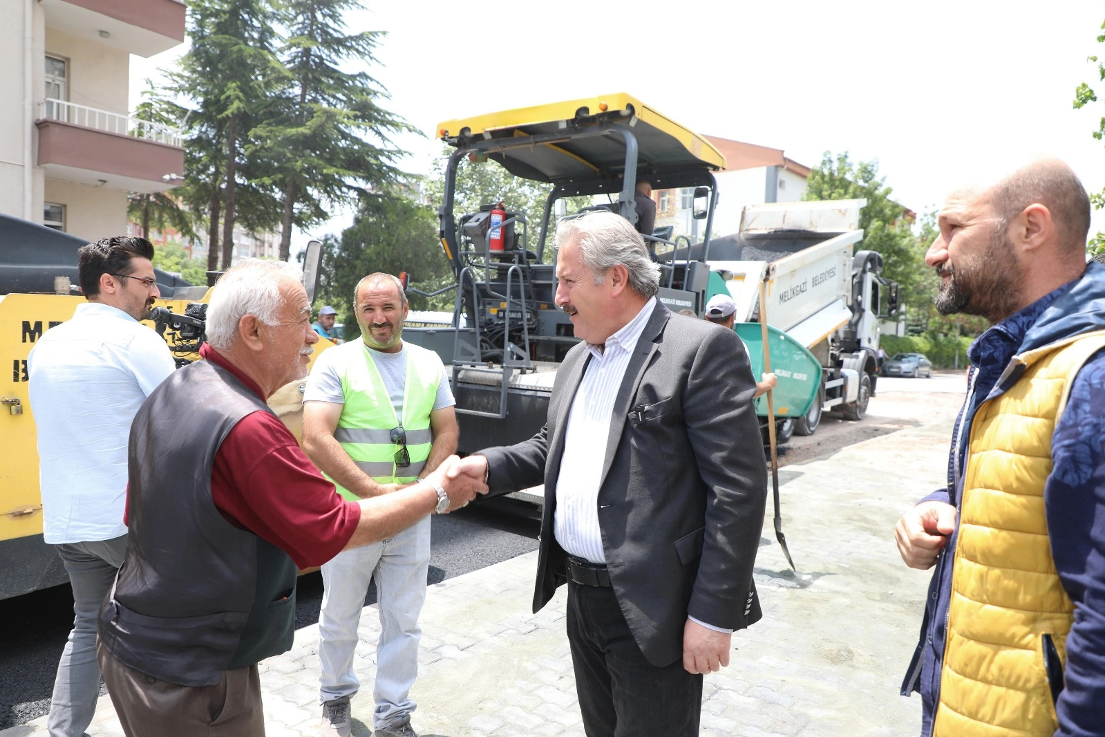 Kayseri Melikgazi asfalt sezonuna hızlı girdi