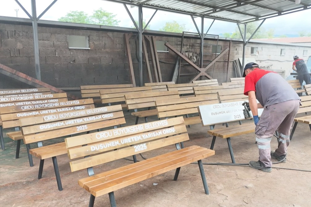 Ordu’nun parkları kendi atölyelerinde şekilleniyor