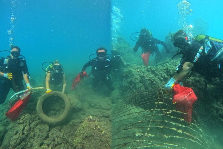 Doğadan sonra denizleri de yok ediyoruz! Denizden bakın neler çıktı?